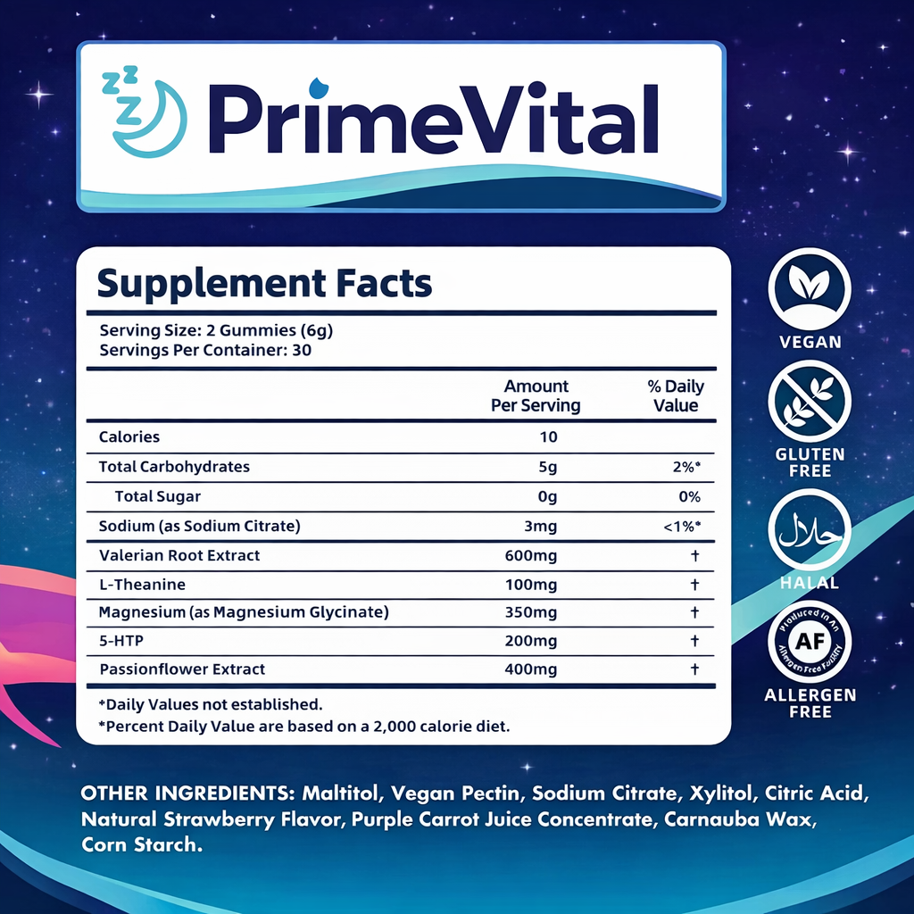 PRIME VITAL SLEEP GUMMIES